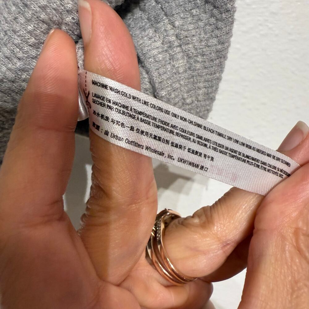 Free People Gray Oh Ribs Bralette Sz M - Picture 8 of 14